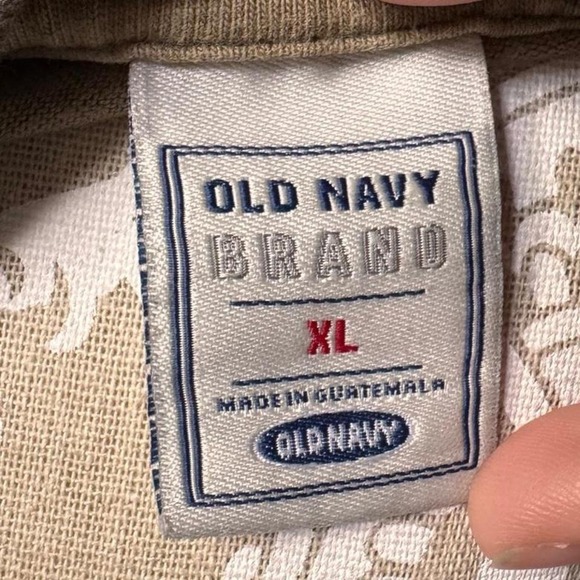 Old Navy XL Camo Long Sleeve Shirt Y2K Pro Line 1994–2004 Graphic Streetwear - Picture 7 of 8